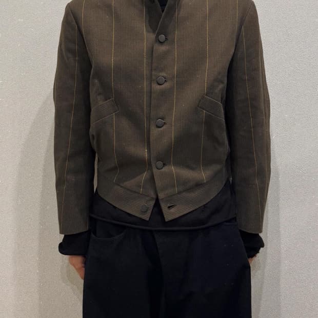 크리스토퍼 네메스 크롭 블루종 자켓