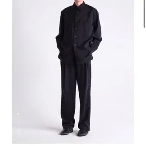 르메르 드라이실크 셋업 블랙