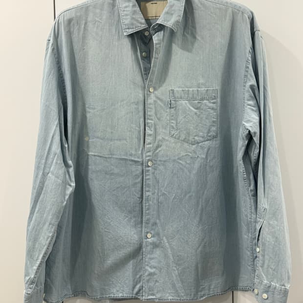 포터리 데님셔츠 사이즈 3 