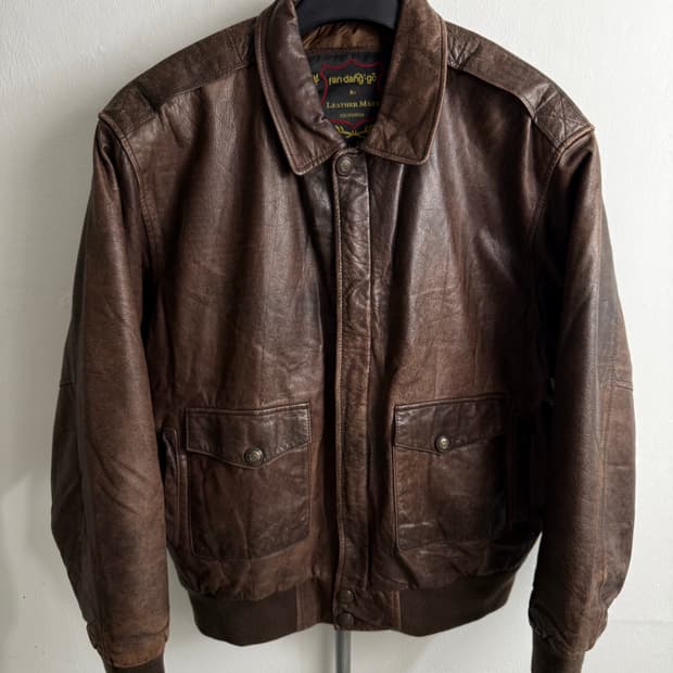 Vintage FAN-DANG-GO Leather Jacket