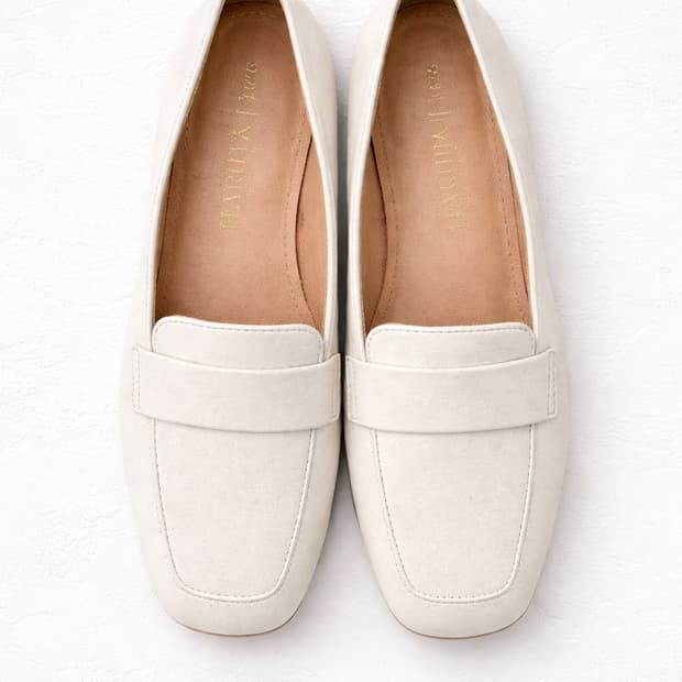 HARUTA x Juze 아이보리 로퍼 230