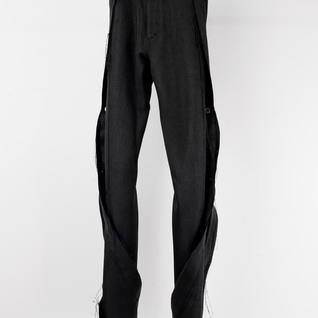 [S]카르넷 아카이브 색 트라우저 플레어 부츠컷 팬츠 블랙