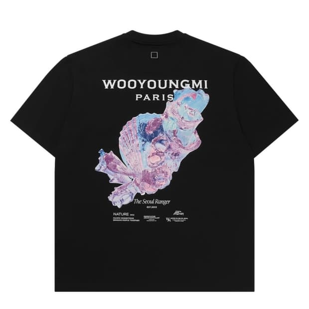 우영미 코랄 백로고 반팔