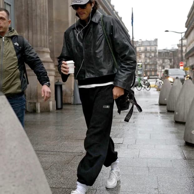 램스킨 레더 봄버자켓