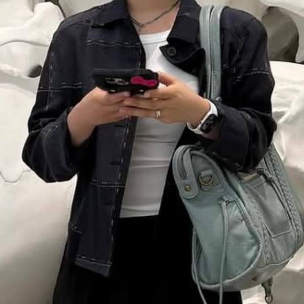 빈티지 체크 자켓