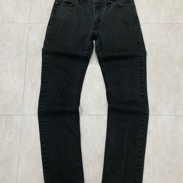 리바이스 511 흑청 데님 팬츠 #314