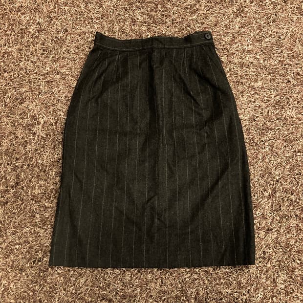 입생로랑 아카이브 울 스커트