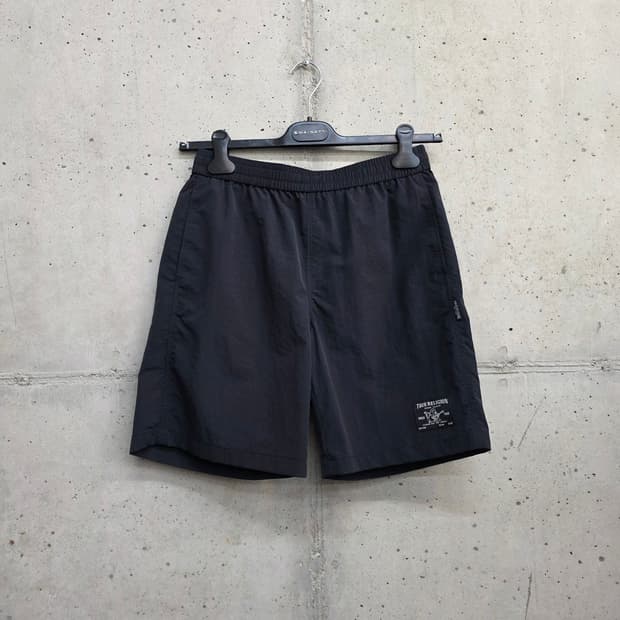 [M]트루릴리젼 블랙 반바지 팬츠 쇼츠