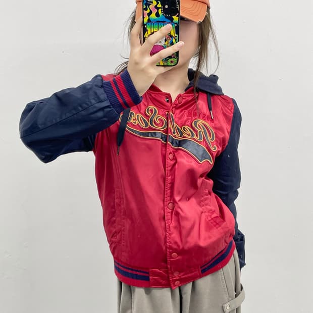 MLB 새틴 바시티 자켓