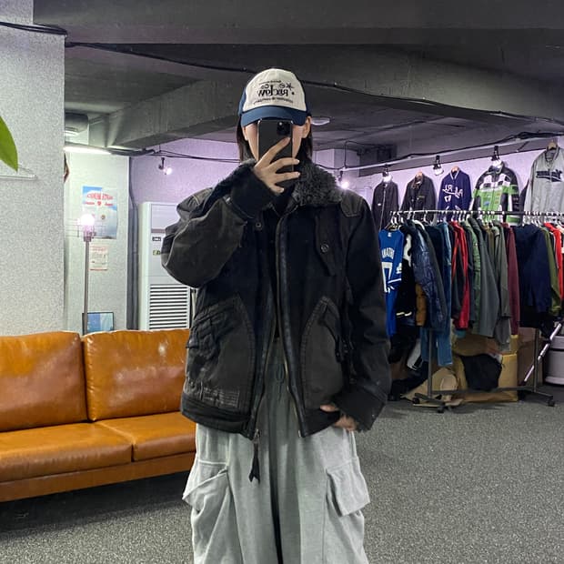 버커루 y2k 빈티지 디테일 자켓 B3025