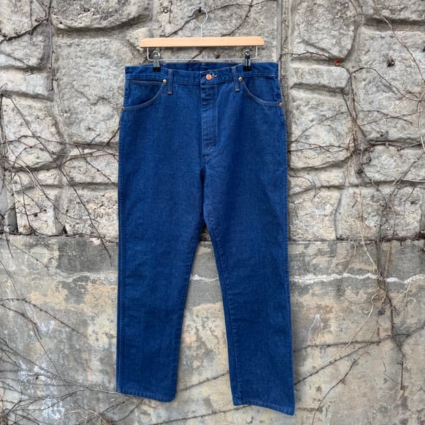90s 랭글러 빈티지 13mwz 카우보이컷 데님 팬츠 36