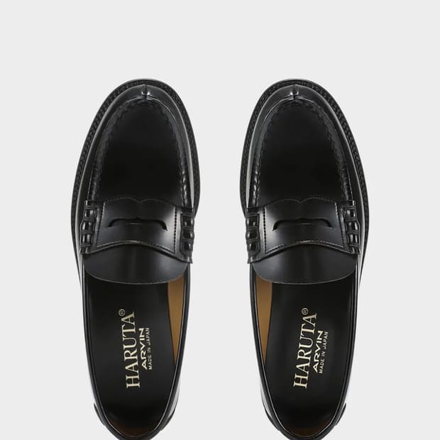 남성용 PU 페니로퍼 HS-6550_BLACK