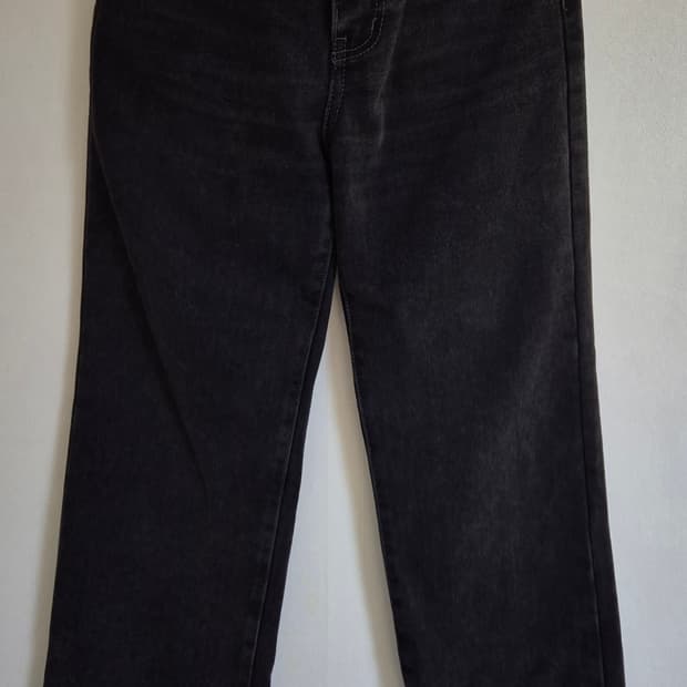 슬로우앤드 기모 데님팬츠(롱XS, 롱S)