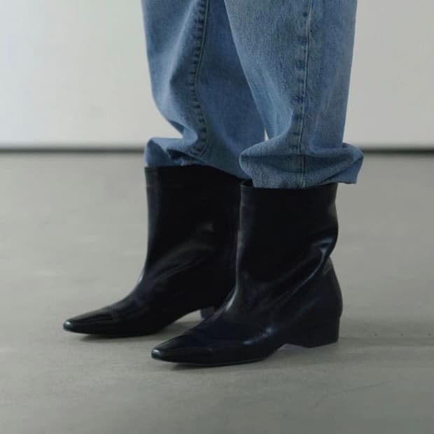 피에톤 PERTH wide boots_black 250