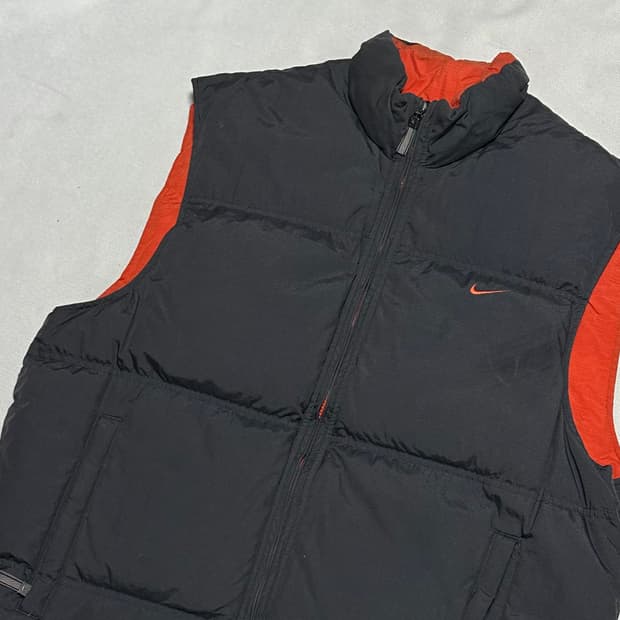 105 나이키 올드스쿨 리버시블 덕다운 패딩 조끼
