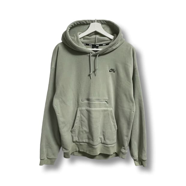 [M] 나이키 SB 기모 후드티 민트올리브
