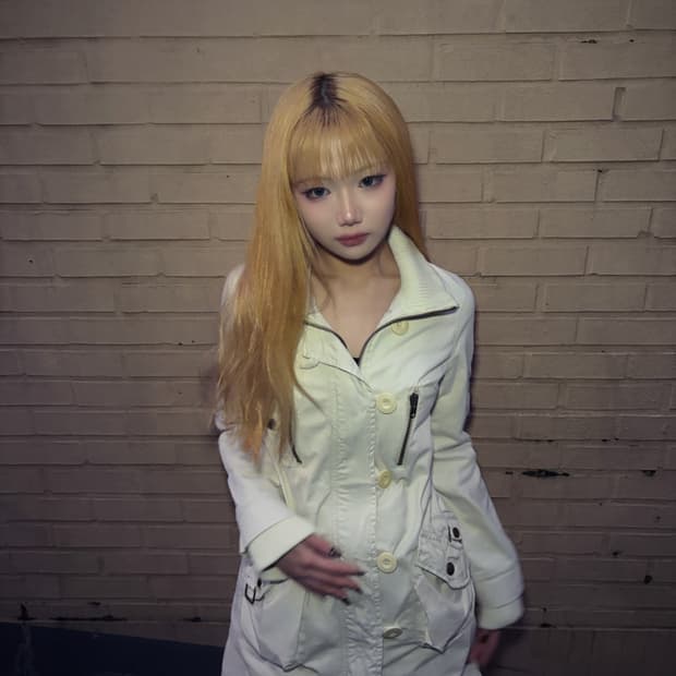 White Buckle Midi Jacket