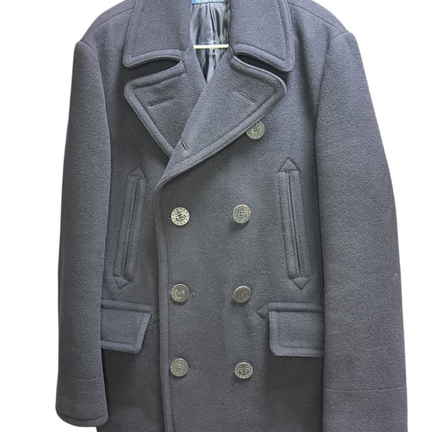 빈티지 폴로 랄프로렌 POLO RALPHLAUREN 울 피코트 네이비 L