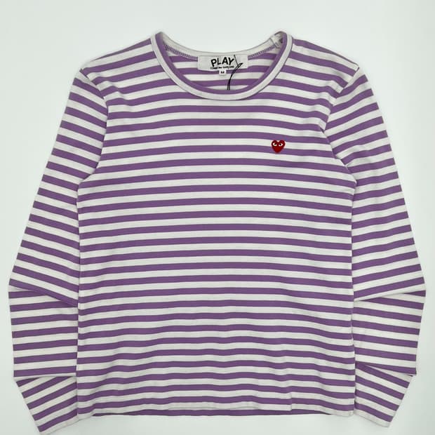 꼼데가르송 스트라이프 롱 슬리브