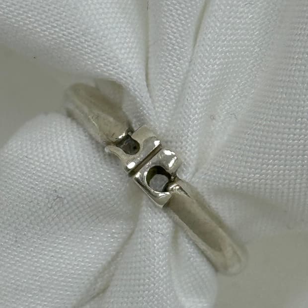 꾸레쥬 실버 반지