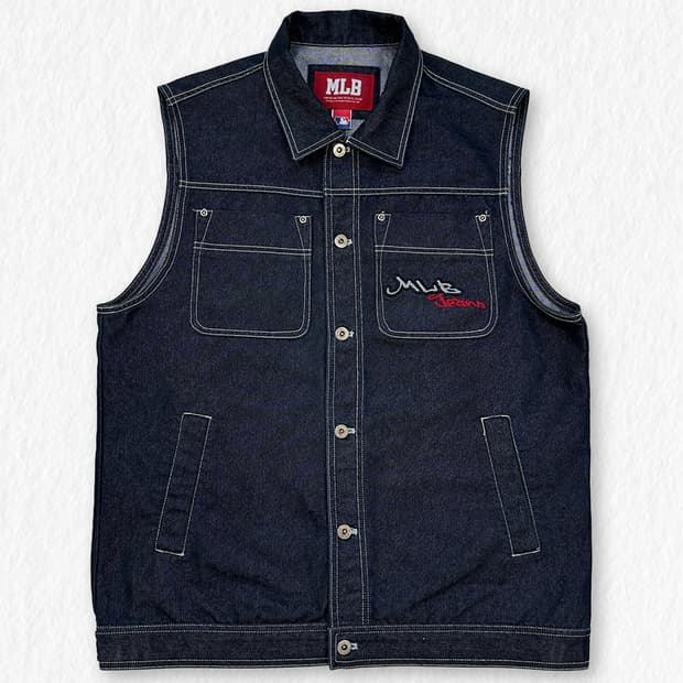 MLB 데님 스냅 베스트