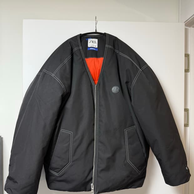 자라 x 아더에러 오버사이즈 봄버 자켓 블랙 / XS,새상품