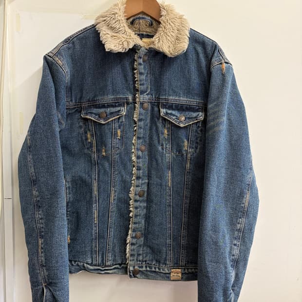 N71. 아베크롬비 울프죠 청자켓