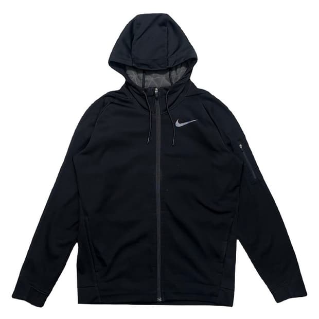 NIKE 플리스 후드집업 블랙 M