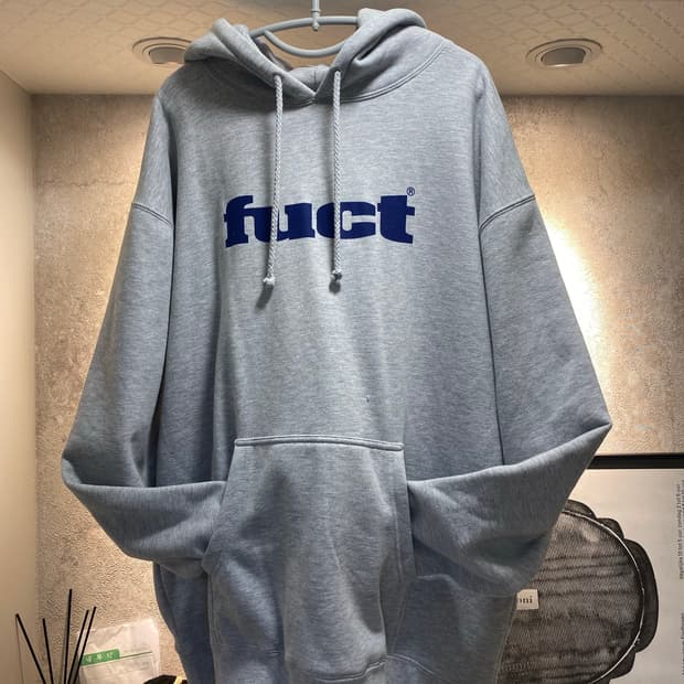 FUCT OG LOGO HOODIE GREY