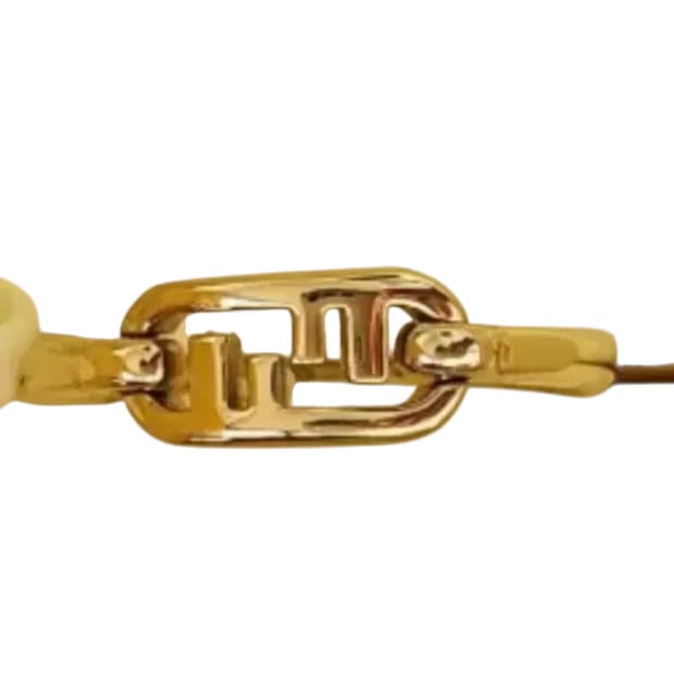 [정품,히든피스] 펜디 F로고 로마 각인 오로 컬러 링