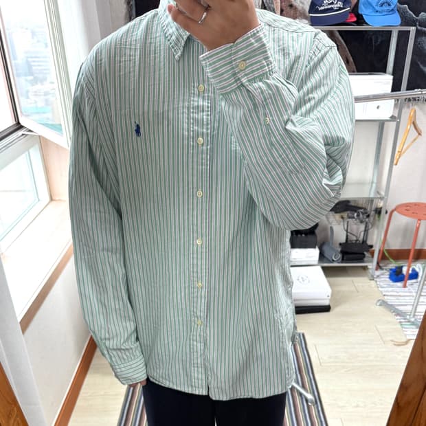 폴로 스트라이프 셔츠