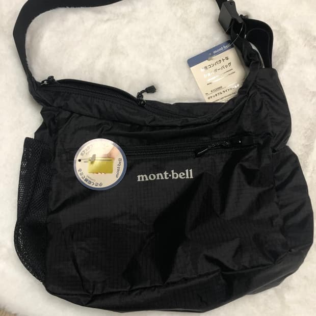 몽벨 포케터블 라이트 숄더백 스몰 블랙