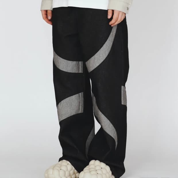 애드오프 데님 팬츠