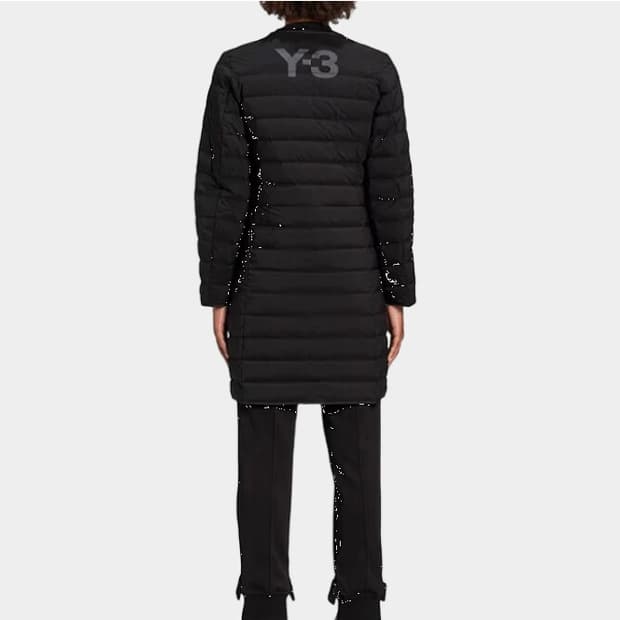 Y-3 요지야마모토 블랙 롱 경량패딩 XS