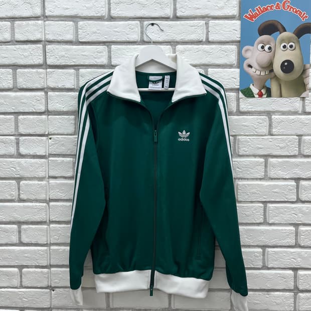 아디다스 베켄하우어 트랙탑 져지 컬리지에이트그린-S