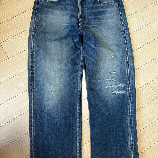 VISVIM SOCIAL SCULPTURE 01 WIDE DAMAGED-