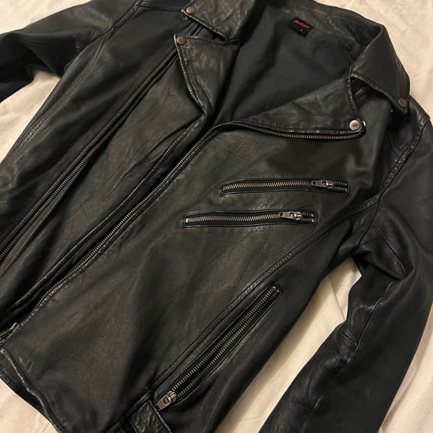 Jack rose rider leather jacket