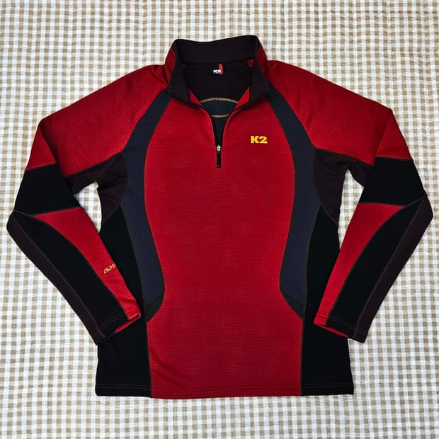 K2 반집업 기모 등산복 남자100
