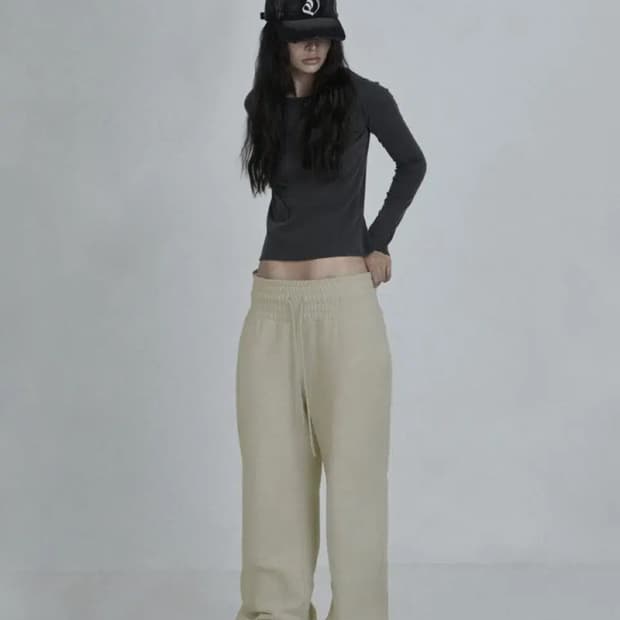 오도어 스킨팬츠 크림