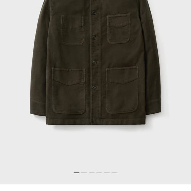 포터리 몰스킨 워크자켓 올리브