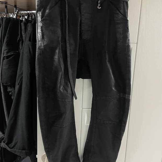 11by 보리스 비잔 사베리 테이프 왁스 데님팬츠