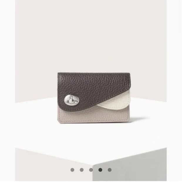 비비안웨스트우드 더블 플랩 카드지갑