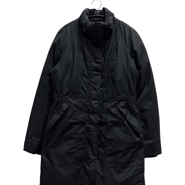 (S) 노스페이스 우먼스 하이벤트 구스다운 야상 패딩 자켓 블랙