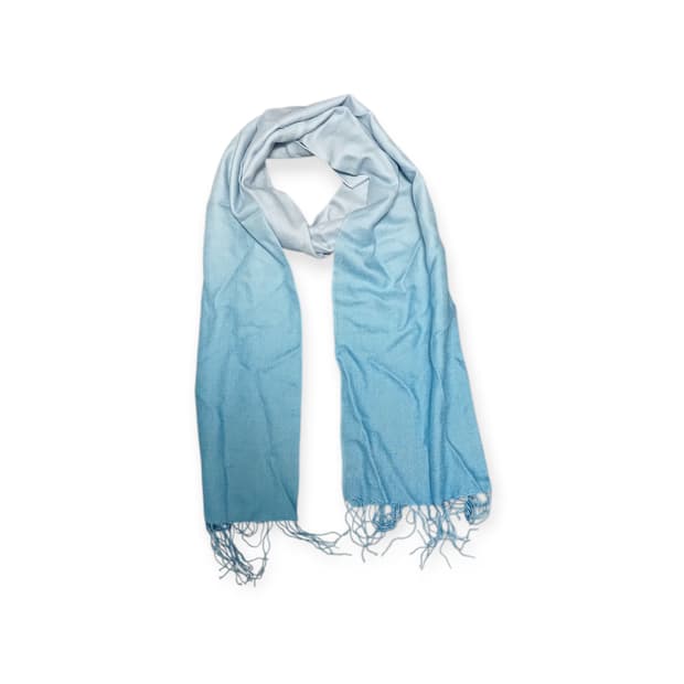 블루 투톤 스카프 
