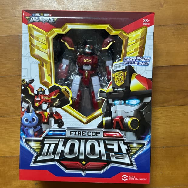 미개봉) 미니특공대 파이어캅 피규어 인테리어 소품 로봇 장난감