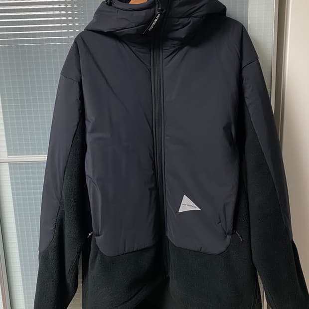 앤드원더 탑플리스자켓 블랙 XL