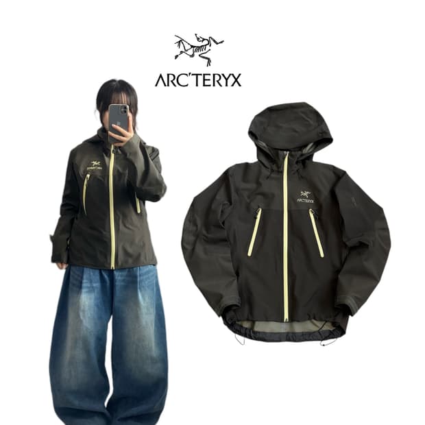 아크테릭스 고어텍스 베타 AR 고프코어 마운틴 바람막이 자켓