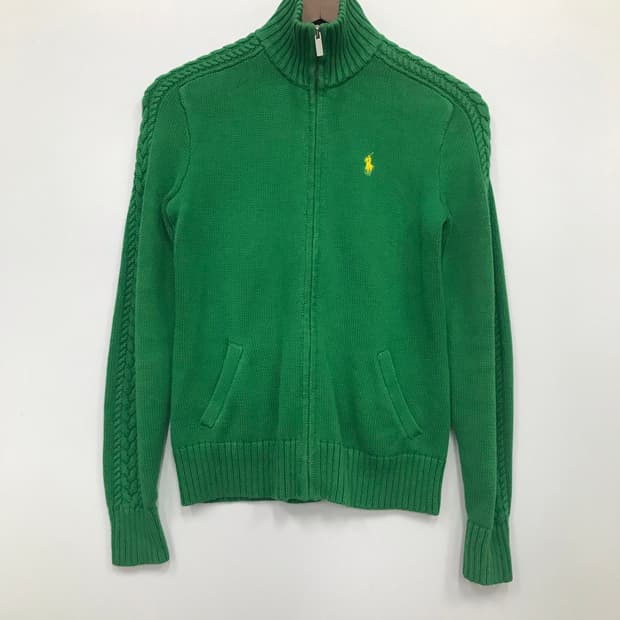 폴로 랄프로렌 케이블 니트집업
