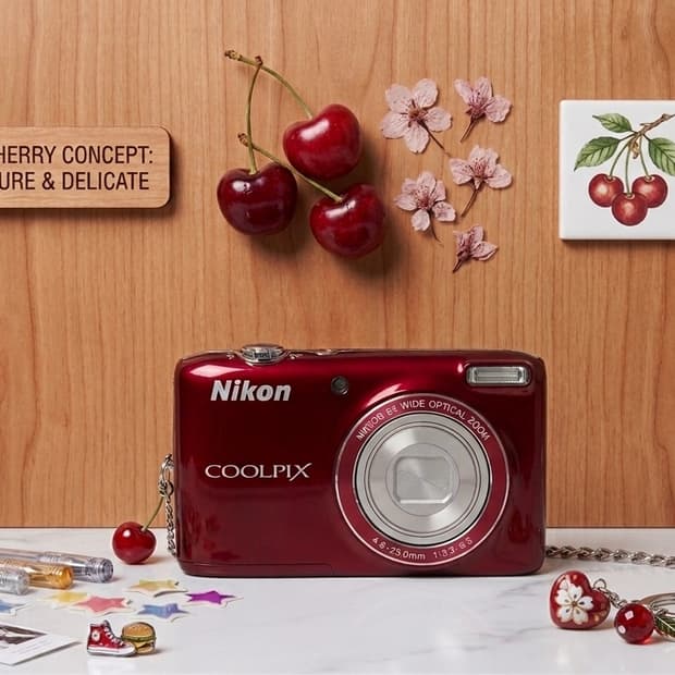 [희귀🍒/상태 좋음] 니콘 쿨픽스 L31 레드❤️