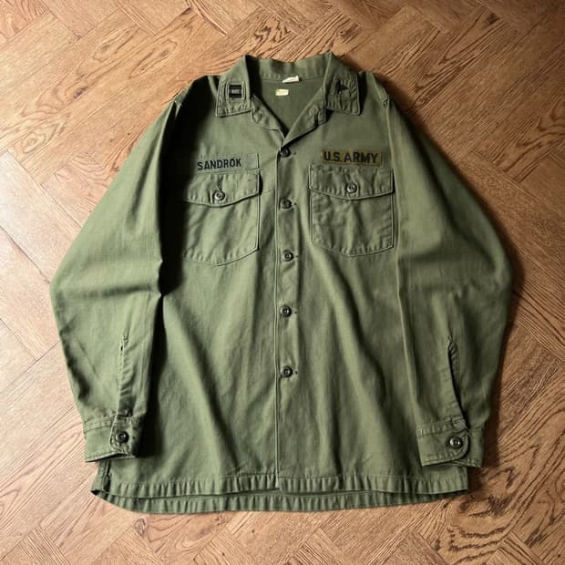 [L]60's 오리지널 U.S ARMY OG-107 밀리터리 셔츠